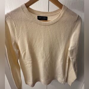 Banana Republic Women's Cream Crew Neck Sweater